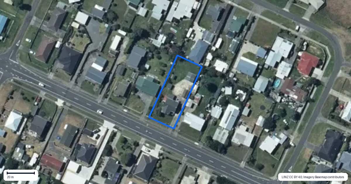 Property context map for 21 Seabury Avenue, Foxton Beach, Foxton