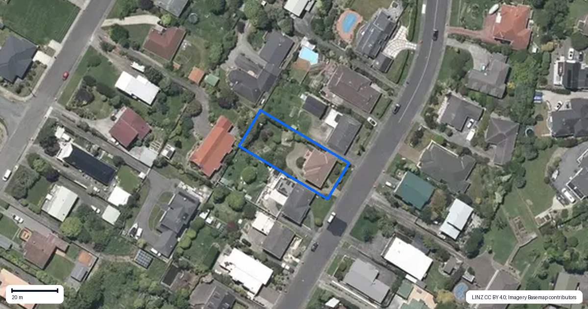 Property context map for 116 Winara Avenue, Waikanae