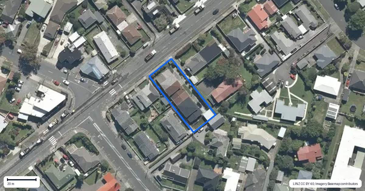 Property context map for 962A High Street, Avalon, Lower Hutt