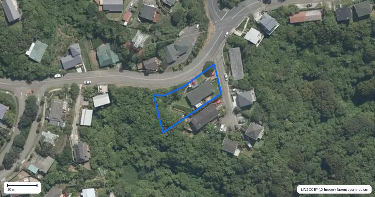 Property context map for 65 Chartwell Drive, Crofton Downs, Wellington