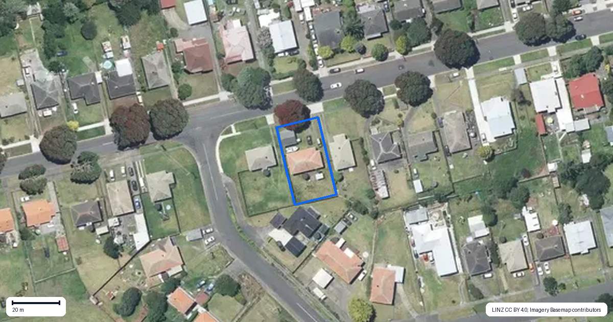 Property context map for 25 Harper Street, Gonville, Whanganui