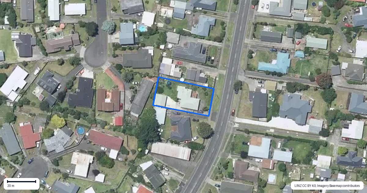 Property context map for 63 Totara Street, Tawhero, Whanganui