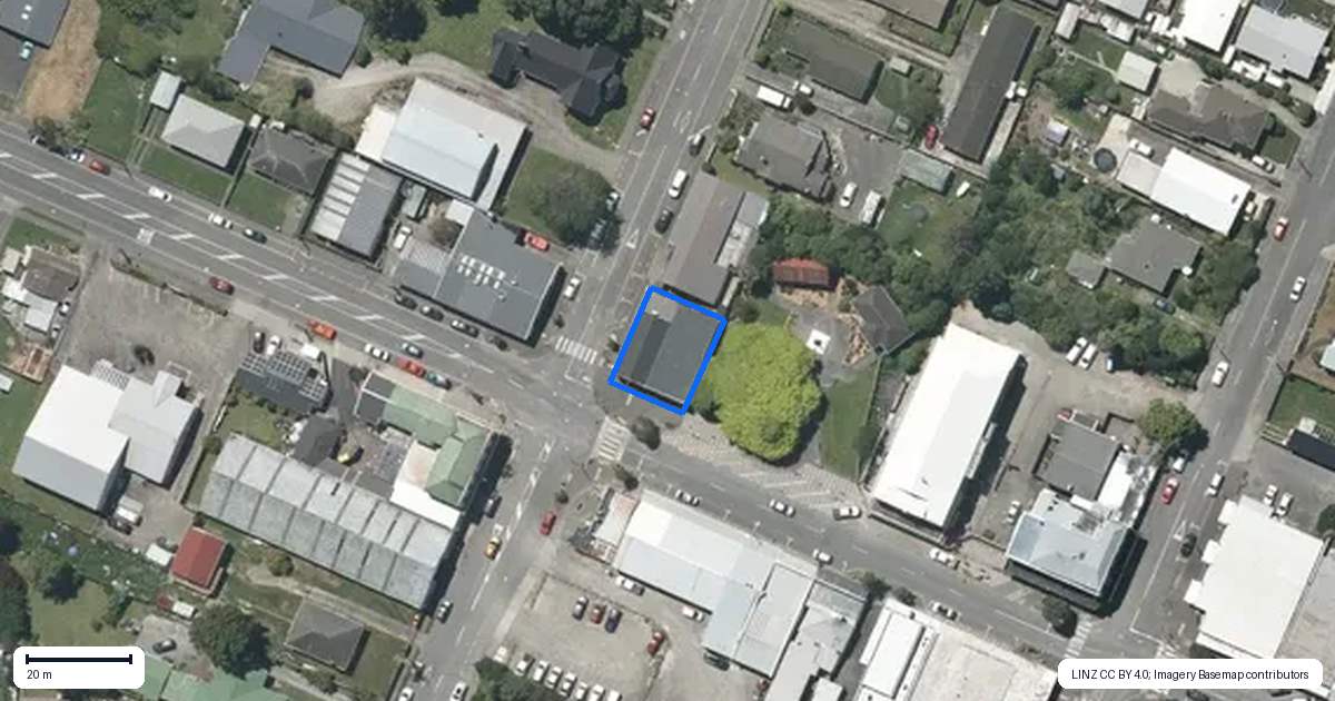 Property context map for 72 Te Rauparaha Street, Otaki