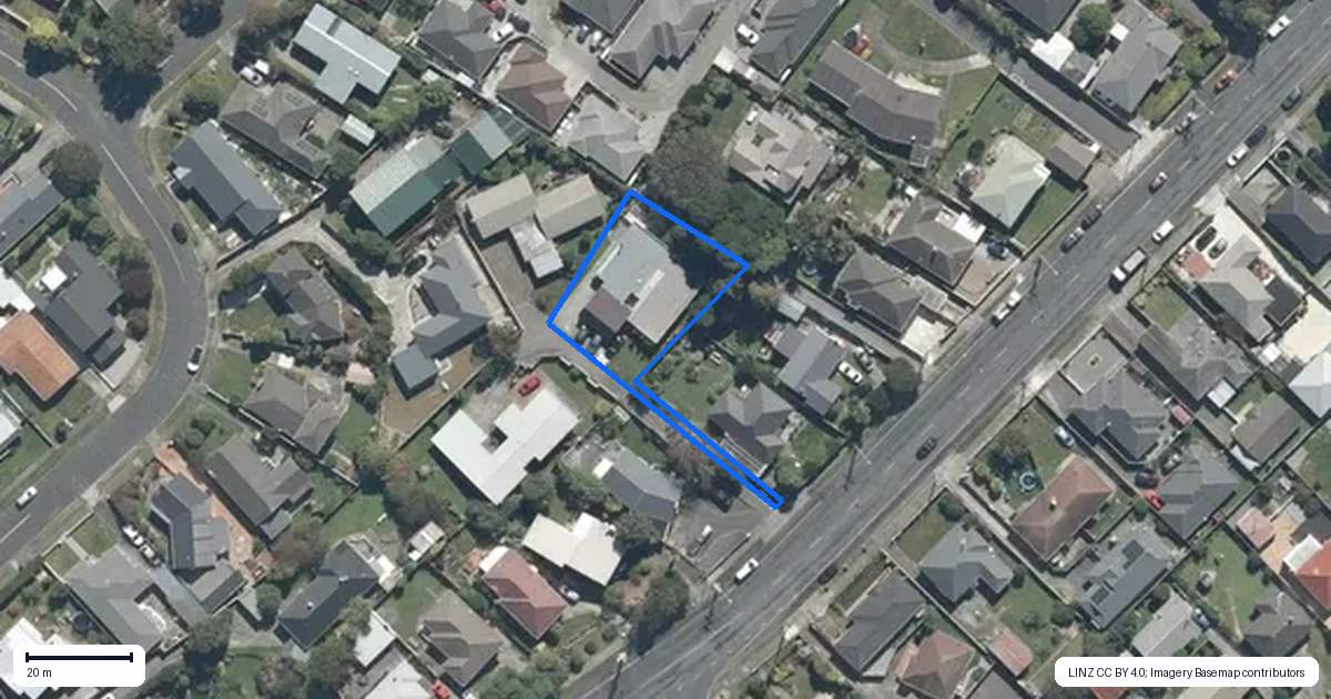 Property context map for 2/1001 High Street, Avalon, Lower Hutt