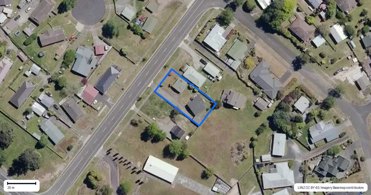 Property context map for 123 Puataata Road, Turangi