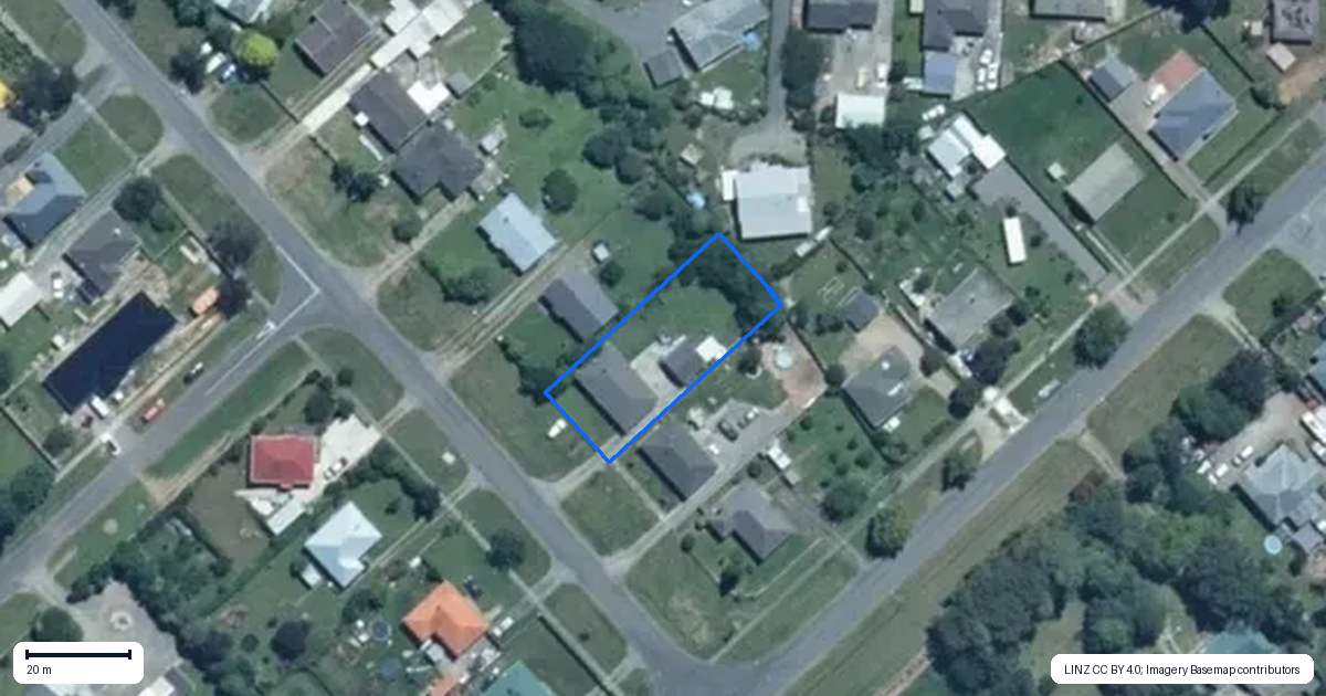 Property context map for 83 Grey Street, Shannon