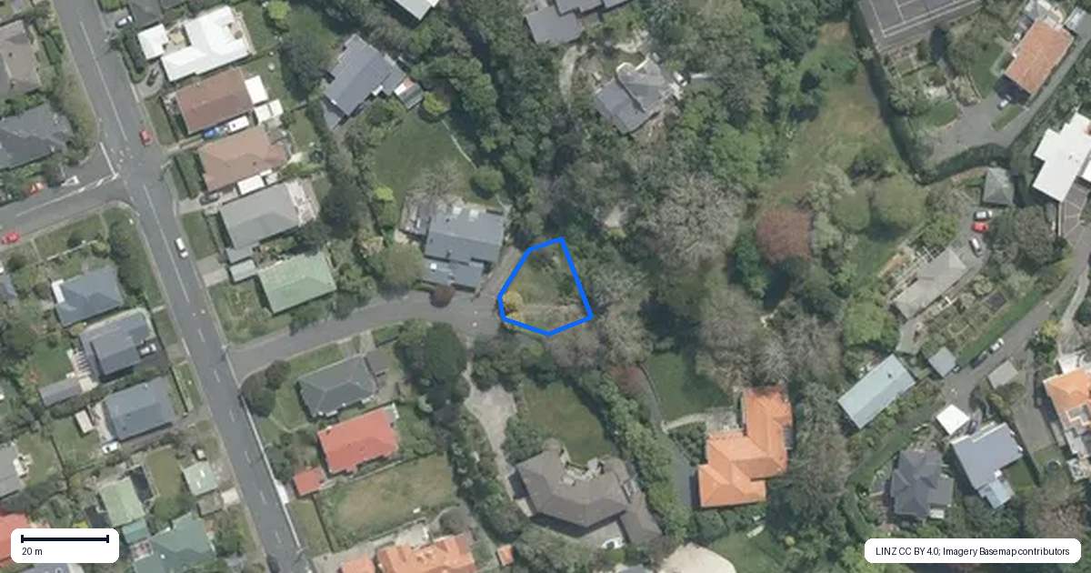 Property context map for 10 Masefield Way, Karori, Wellington