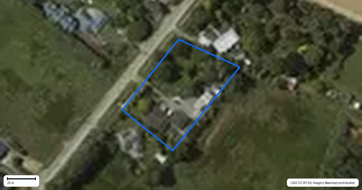 Property context map for 24 Koputaroa Road, Levin