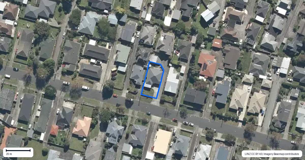 Property context map for 1/32 Garden Road, Avalon, Lower Hutt