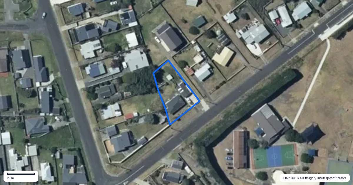 Property context map for 81 Thomas Place, Foxton Beach, Foxton