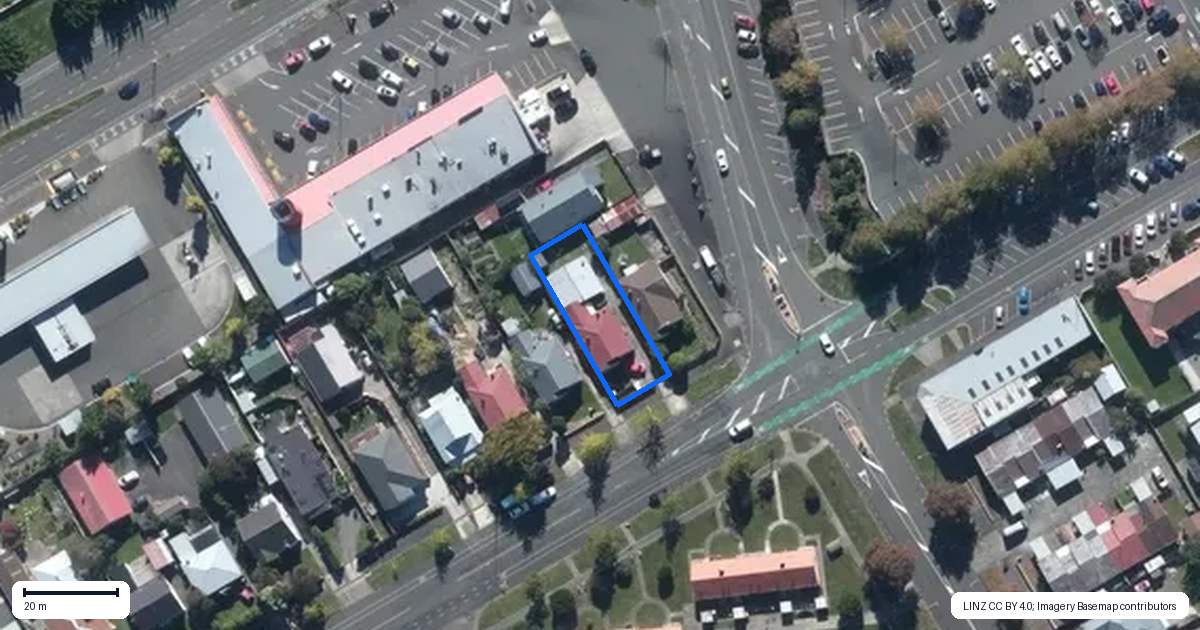 Property context map for 149B Church Street, West End, Palmerston North
