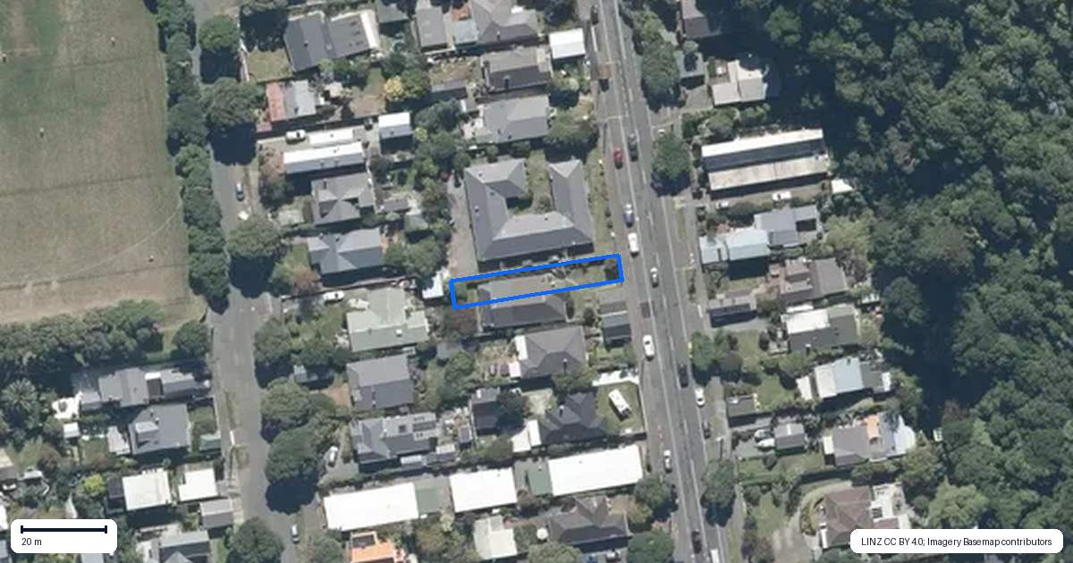 Property context map for 254 Muritai Road, Eastbourne, Lower Hutt