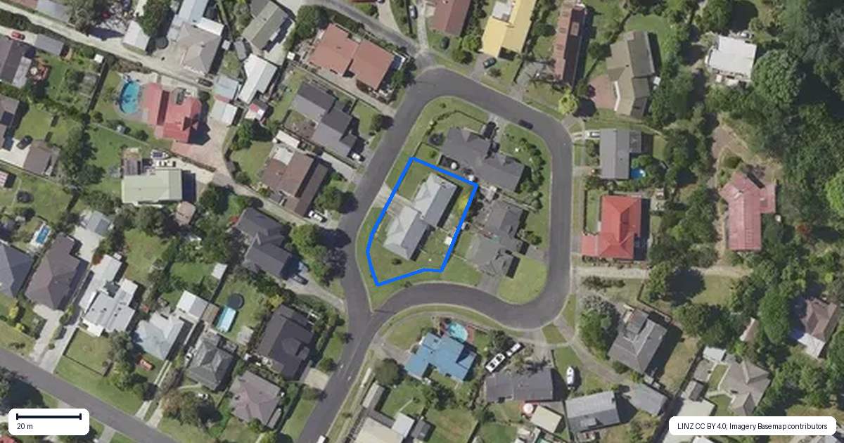 Property context map for 3B Gardner Place, Inner Kaiti, Gisborne