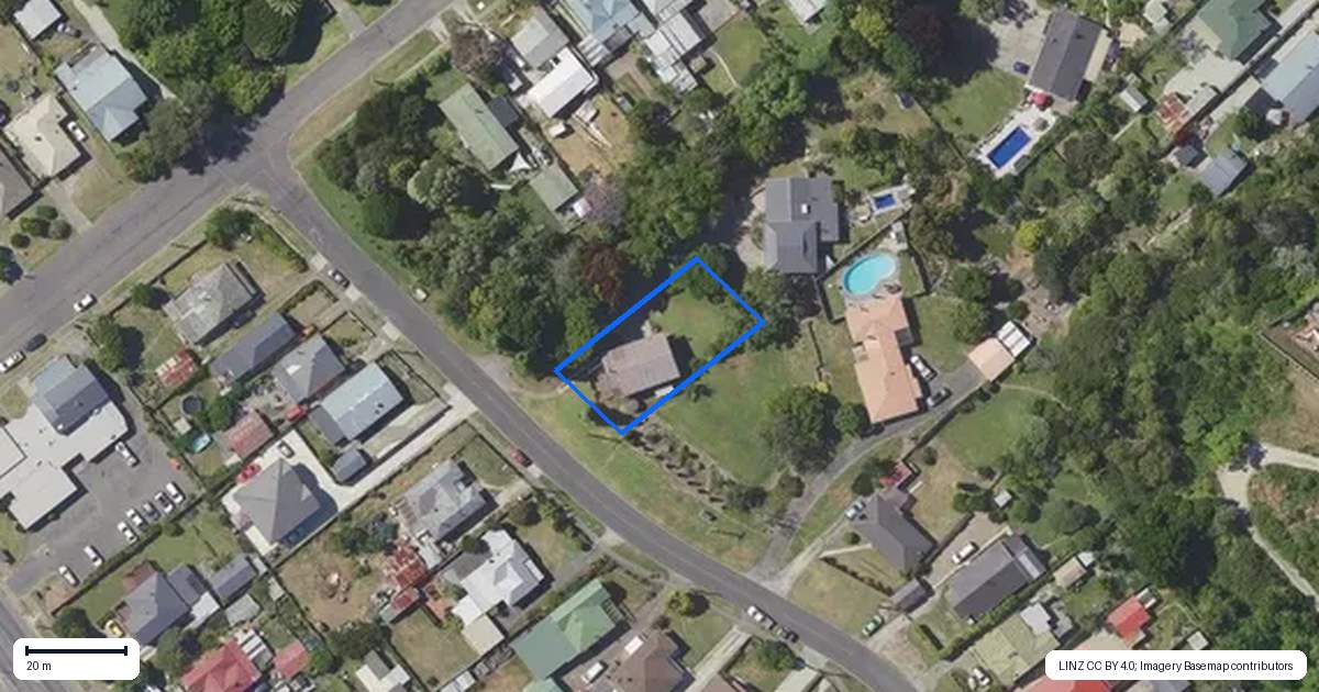 Property context map for 399 Clifford Street, Mangapapa, Gisborne