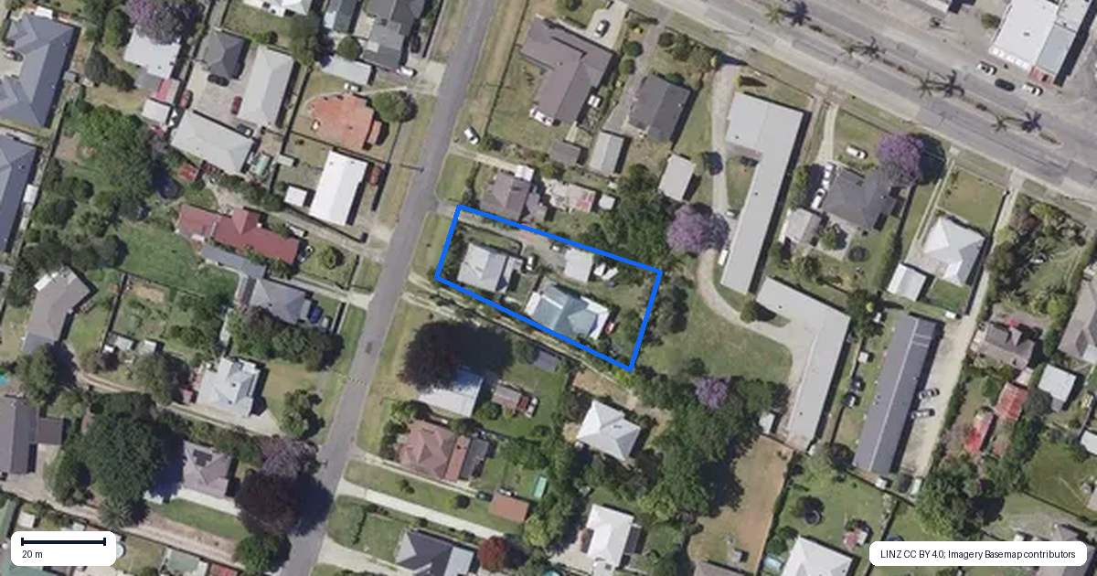 Property context map for 4A Bloomfield Road, Te Hapara, Gisborne
