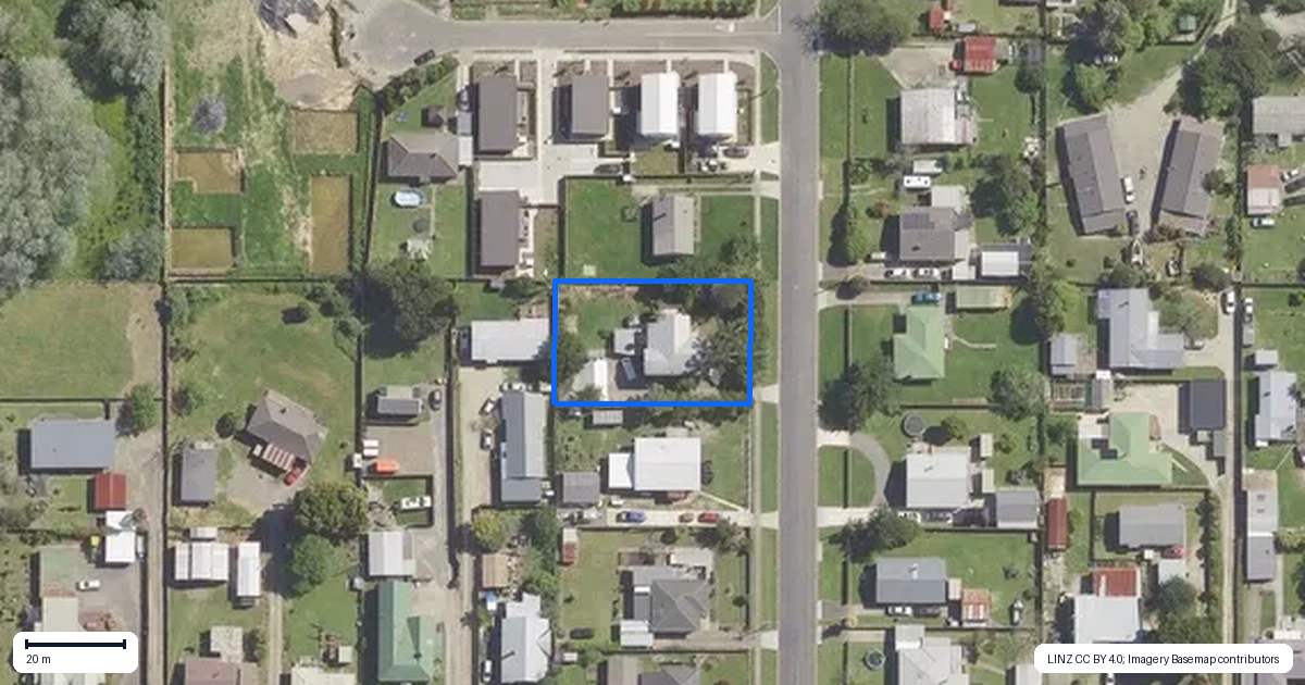 Property context map for 67 Brabant Street, Opotiki