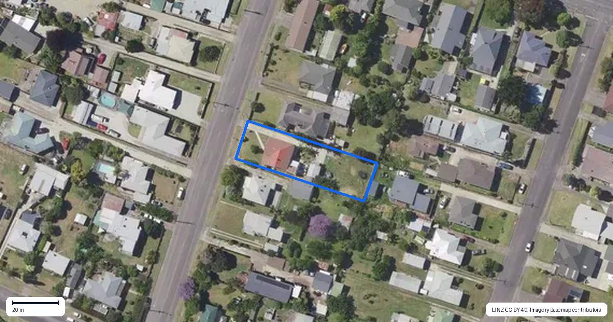 Property context map for 54 Chalmers Road, Elgin, Gisborne