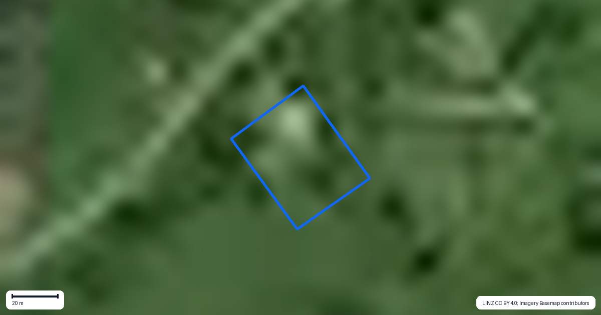 Property context map for 4875 Tiniroto Road, Tiniroto, Manutuke