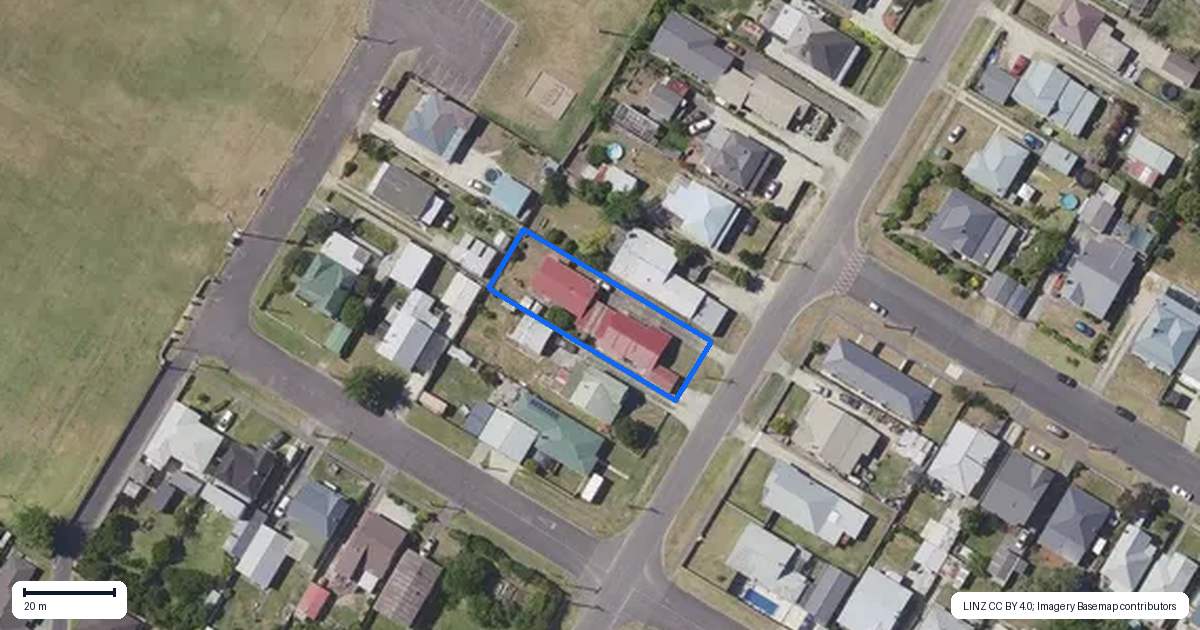 Property context map for 21A Herbert Road, Te Hapara, Gisborne