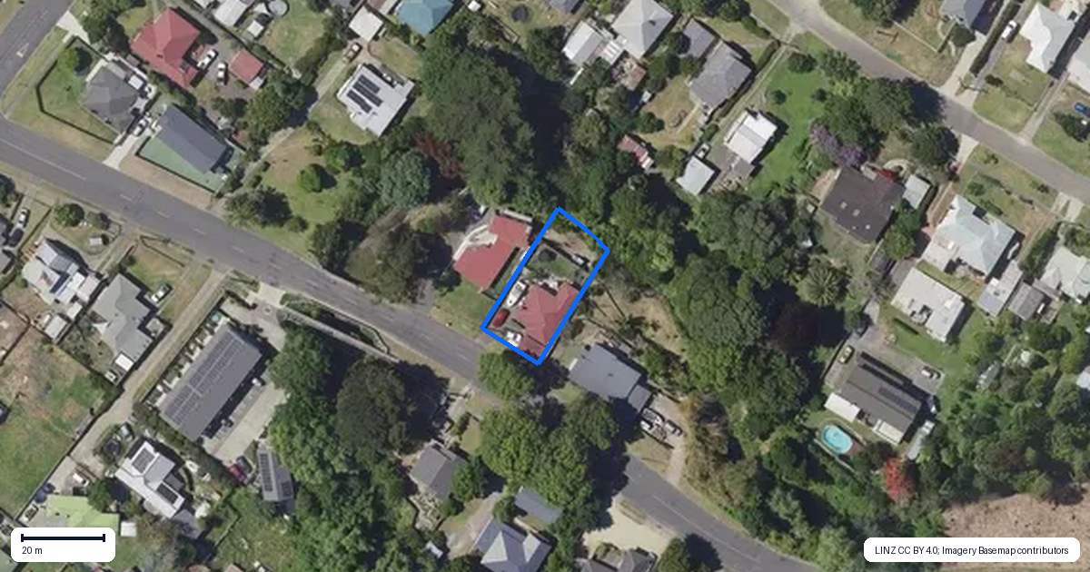 Property context map for 227 Stout Street, Mangapapa, Gisborne