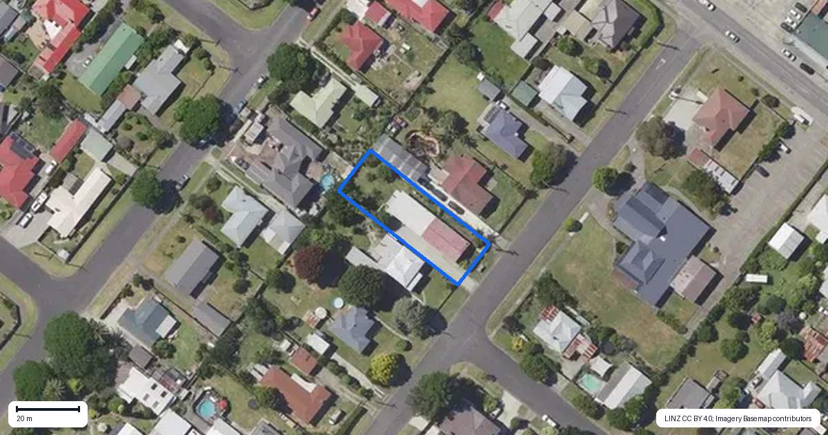 Property context map for 78B Atkinson Street, Mangapapa, Gisborne