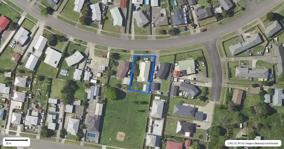 Property context map for 35 Ida Road, Outer Kaiti, Gisborne