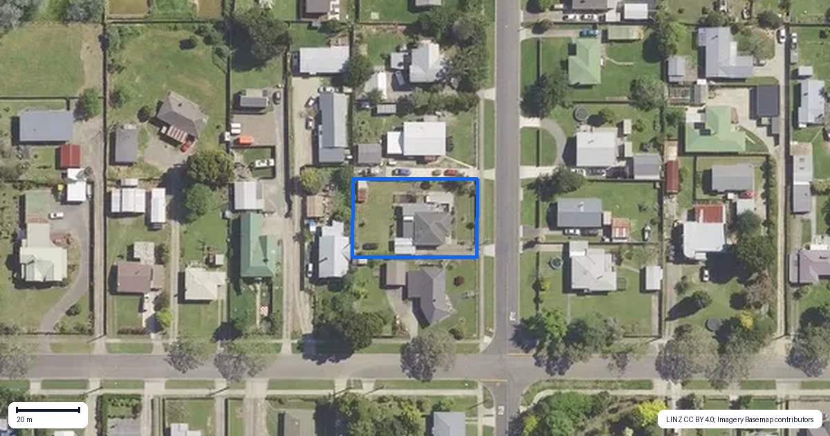 Property context map for 63 Brabant Street, Opotiki
