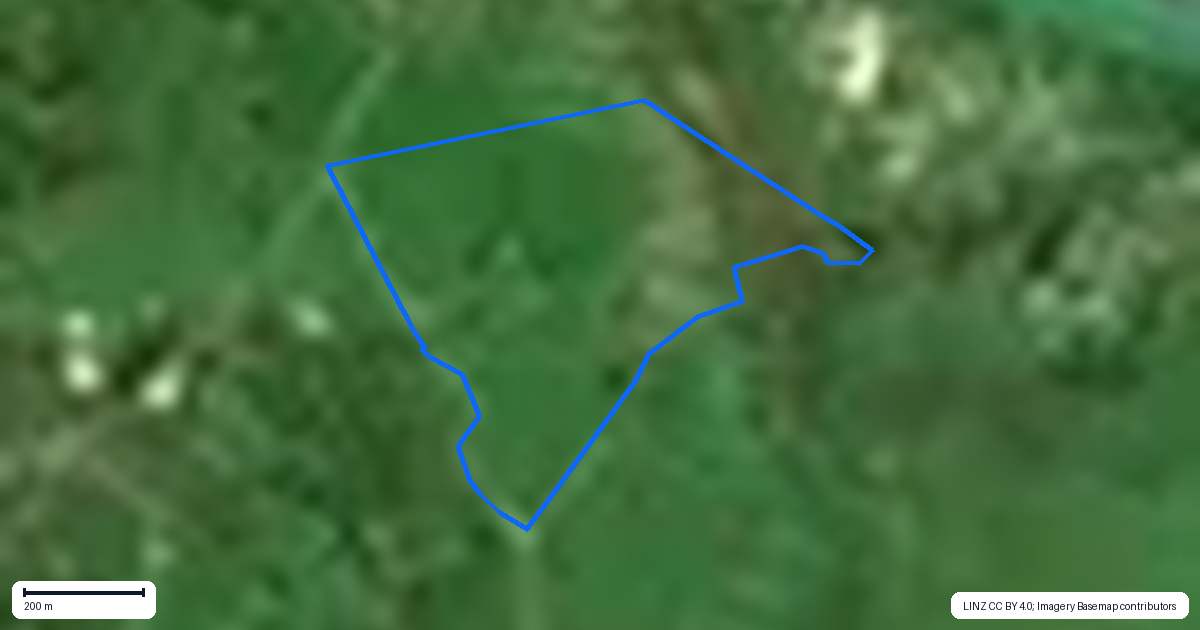 Property context map for 65 Paremata Road, Tolaga Bay