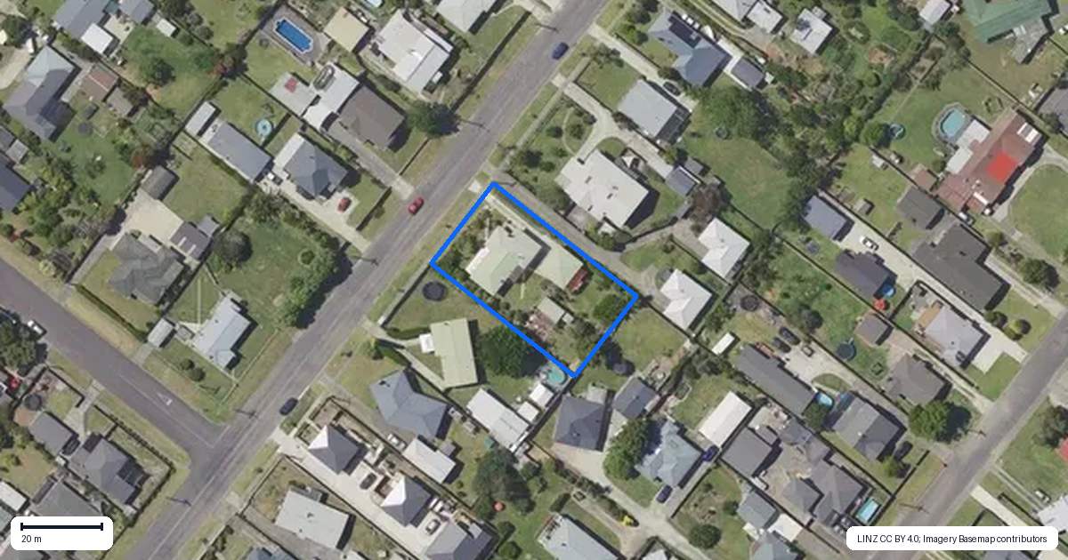 Property context map for 27 Valley Road, Mangapapa, Gisborne