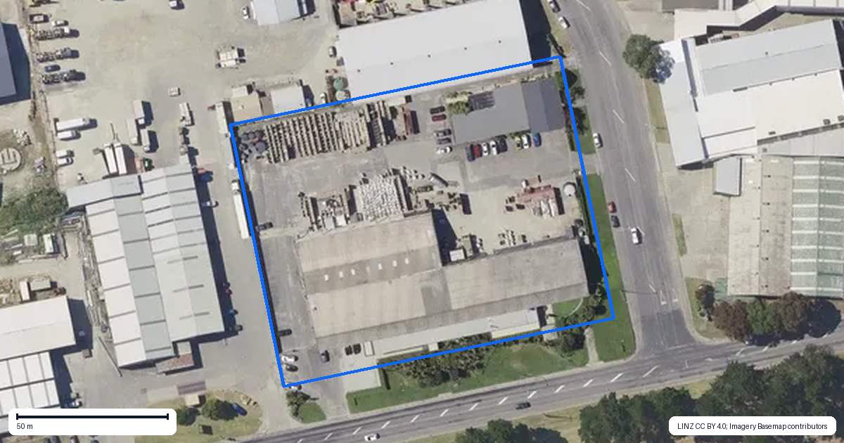 Property context map for 257 Awapuni Road, Awapuni, Gisborne