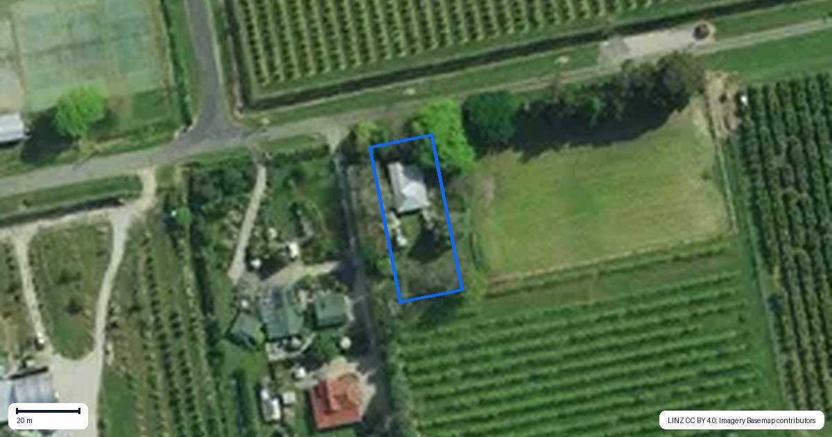 Property context map for 24 Hill Road, Ormond, Gisborne