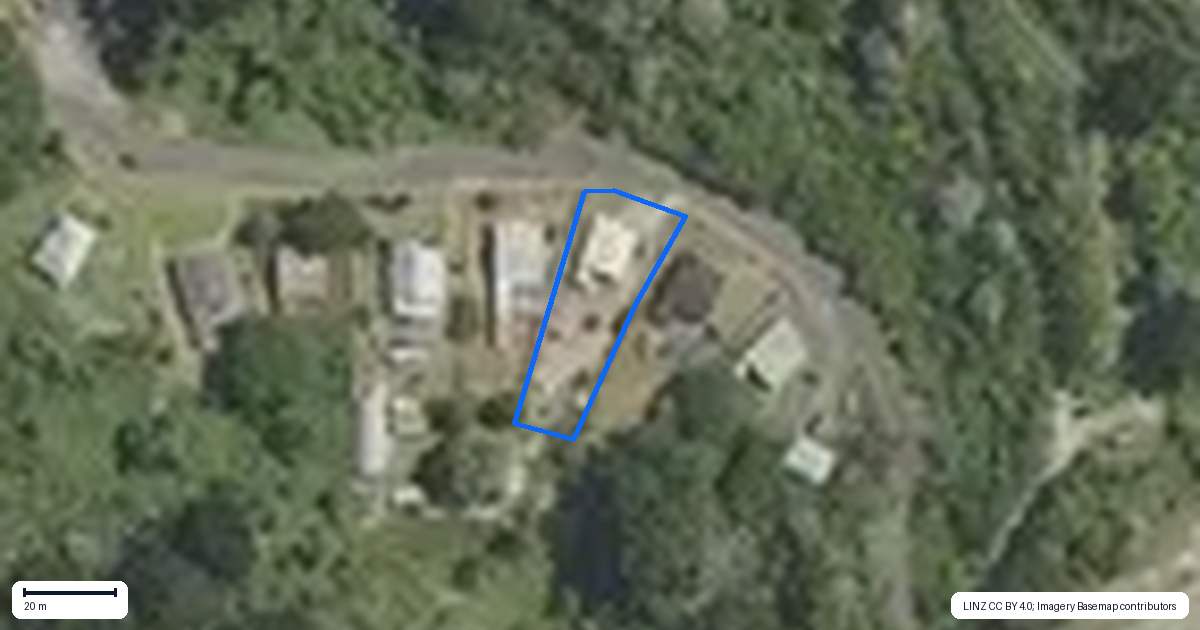 Property context map for 36 Valley Road, Tuai, Wairoa