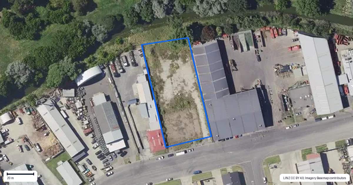 Property context map for 81 Innes Street, Awapuni, Gisborne