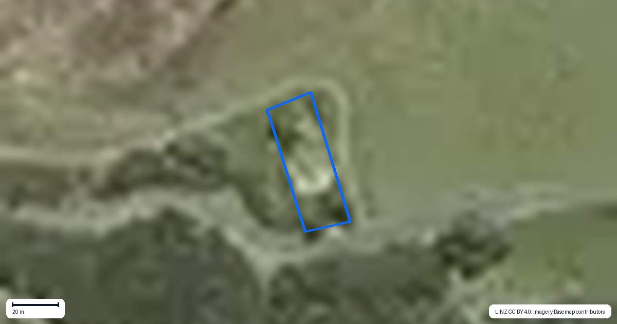 Property context map for 8933 State Highway 35, Waihau Bay, Te Kaha