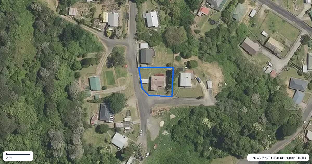 Property context map for 49 Spur Road, Tuai, Wairoa