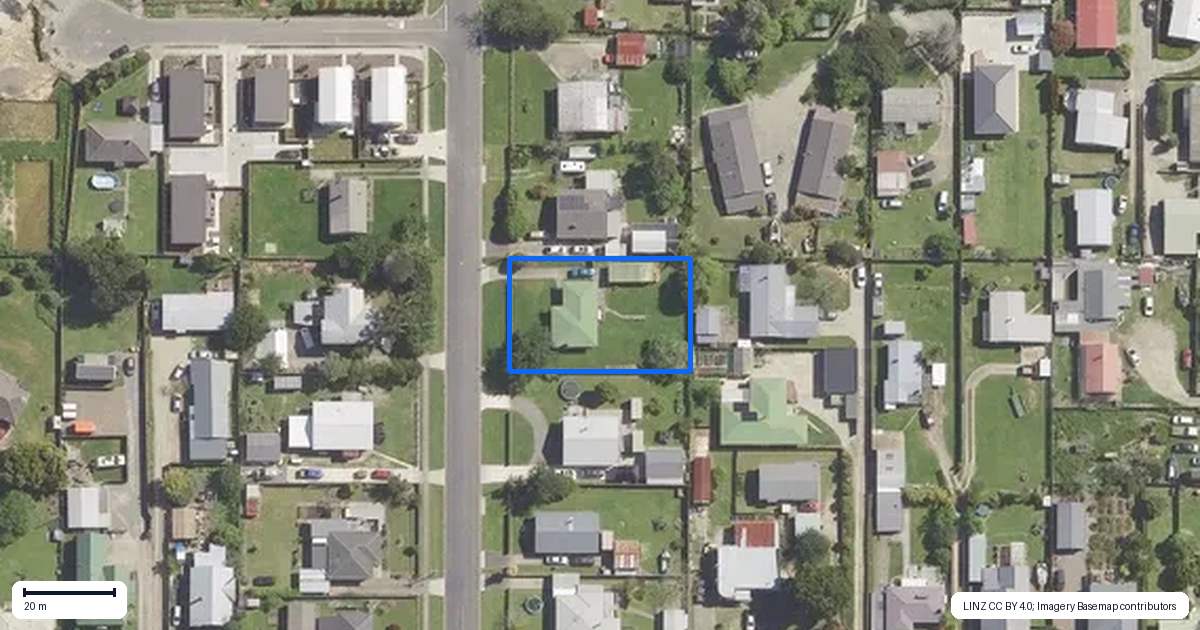 Property context map for 70 Brabant Street, Opotiki
