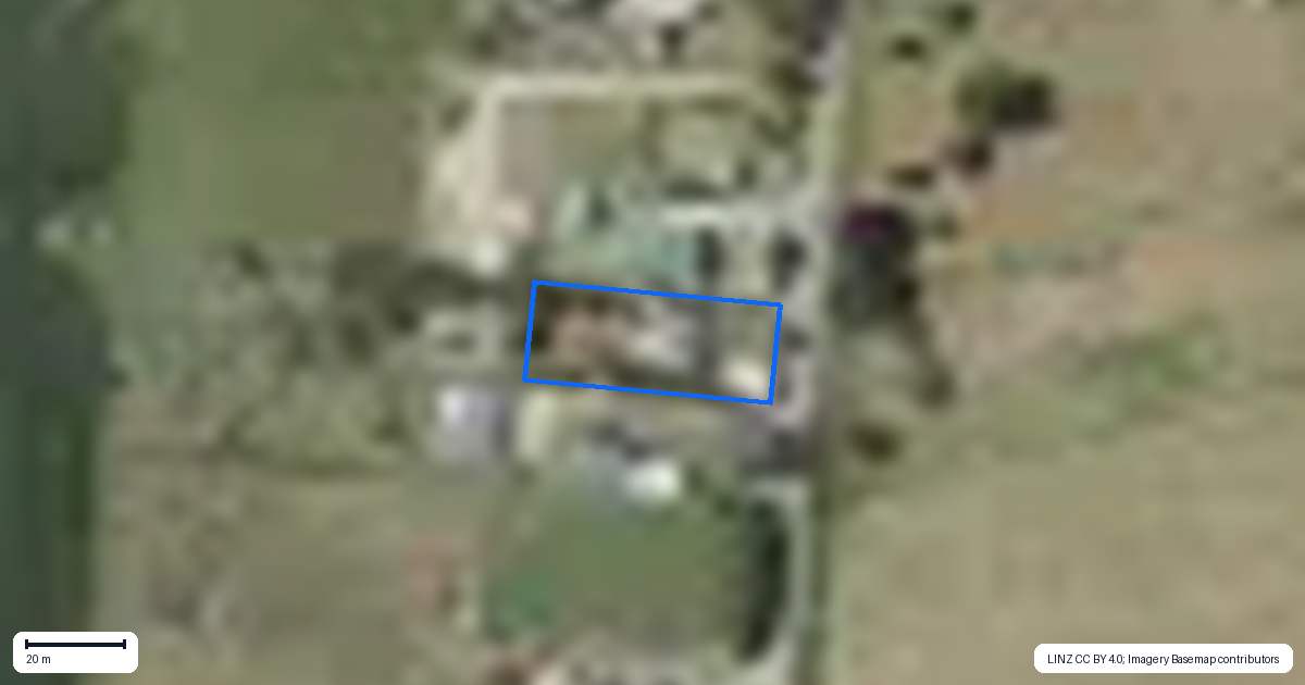 Property context map for 23 Parker Lane, Makaraka, Gisborne