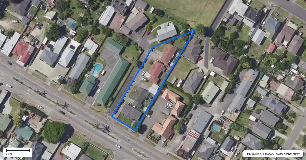 Property context map for 515C Gladstone Road, Te Hapara, Gisborne