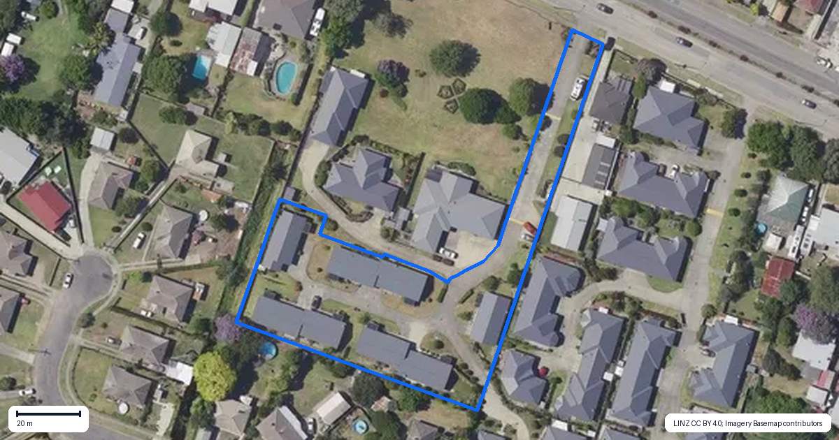 Property context map for 6/690 Gladstone Road, Te Hapara, Gisborne