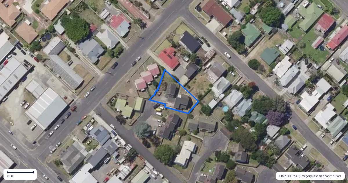 Property context map for 3 Attlee Place, Gisborne