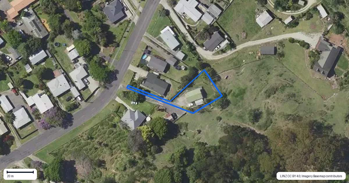 Property context map for 25A Darwin Road, Outer Kaiti, Gisborne