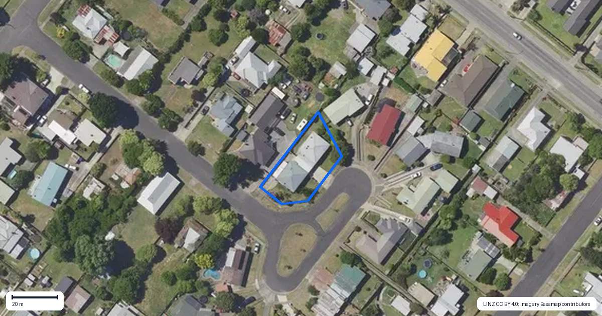 Property context map for 12A Bryce Street, Mangapapa, Gisborne