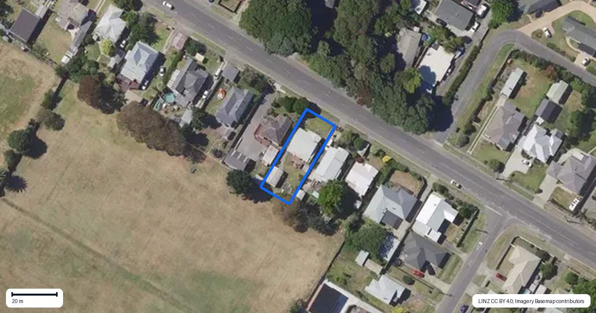 Property context map for 514 Aberdeen Road, Te Hapara, Gisborne