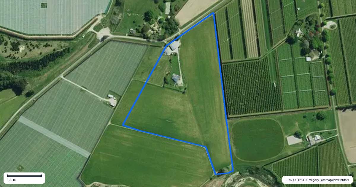 Property context map for 379 Papatu Road, Manutuke