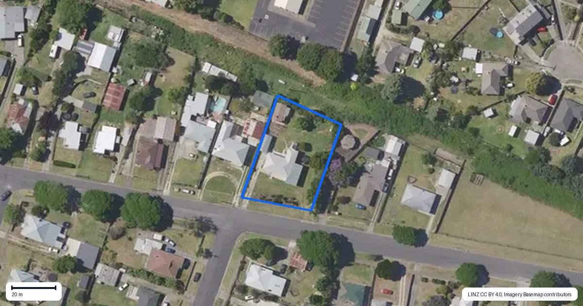 Property context map for 85 Birrell Street, Elgin, Gisborne