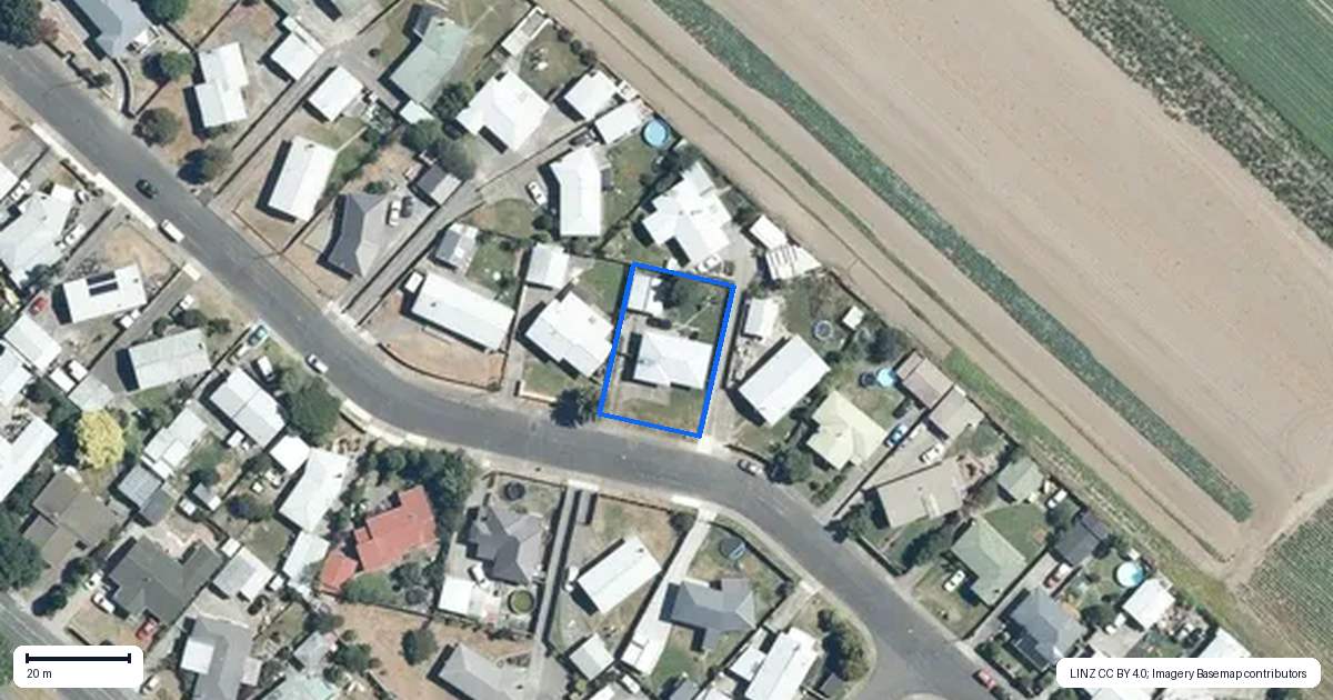Property context map for 44 Whitby Crescent, Flaxmere, Hastings