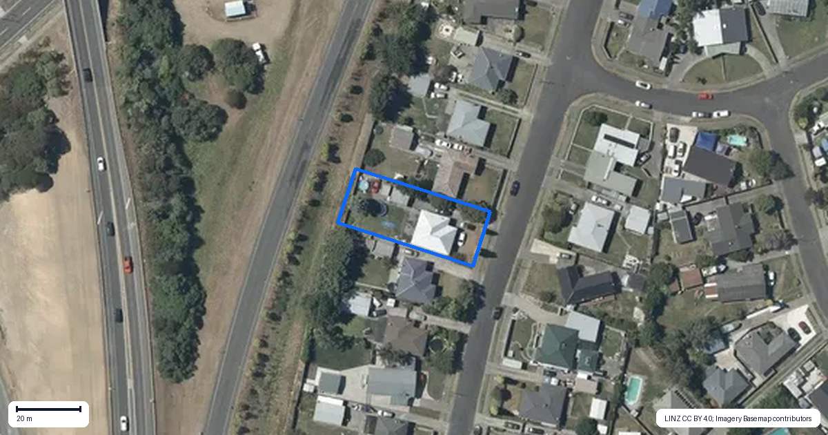 Property context map for 70 Clarence Cox Crescent, Pirimai, Napier