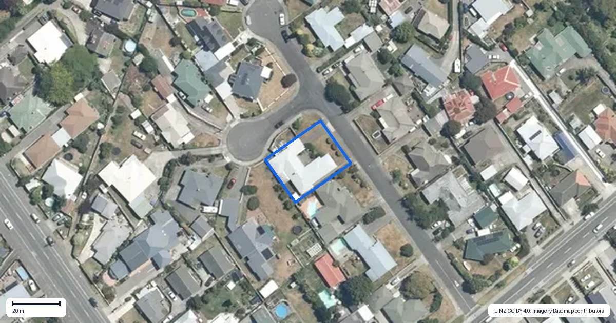 Property context map for 406 Purser Place, Mahora, Hastings