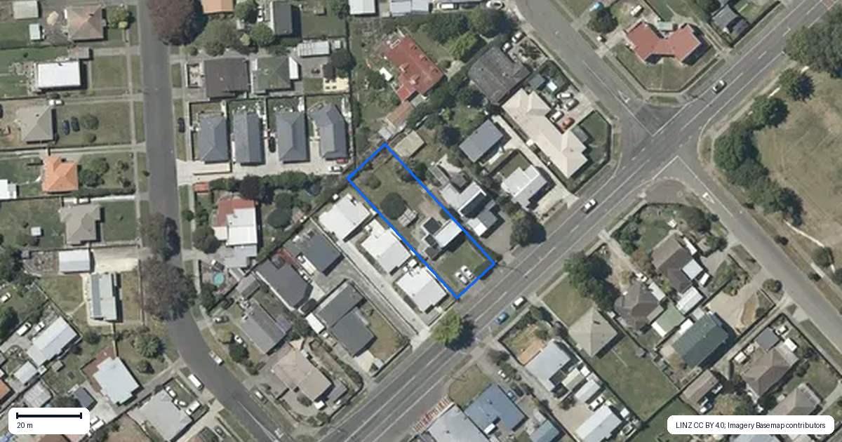 Property context map for 99 Latham Street, Marewa, Napier