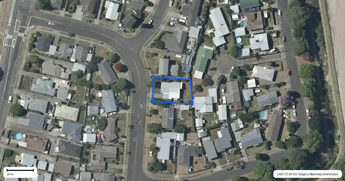 Property context map for 38 Konini Crescent, Pirimai, Napier